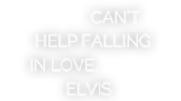 can't help falling in love, elvis