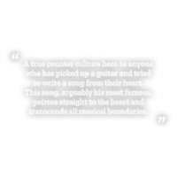 a quote that says a true counter culture hero is anyone who picked up a guitar and tried to write from a heart